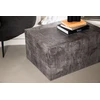Venture Design Sofos stalas, York, 60x80 cm, Tamsiai pilkas