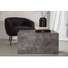 Venture Design Sofos stalas, York, 60x80 cm, Tamsiai pilkas
