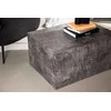 Venture Design Sofos stalas, York, 60x80 cm, Tamsiai pilkas