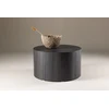 Venture Design Sofos stalas, York, ⌀80 cm, Juodas