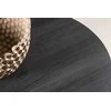 Venture Design Sofos stalas, York, ⌀80 cm, Juodas