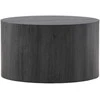 Venture Design Sofos stalas, York, ⌀80 cm, Juodas