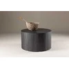 Venture Design Sofos stalas, York, ⌀80 cm, Juodas