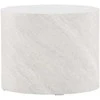 Venture Design Sofos stalas, York apvalus, ⌀50 cm, Pilka