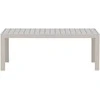 Venture Design Sofos staliukas Copacabana 70x120 cm smėlio spalvos, aliuminis