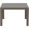 Venture Design Sofos staliukas Copacabana 70x120 cm rudas aliuminis