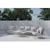 Venture Design Sofų komplektas Palazzo smėlio ir baltos spalvos juostelės