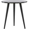Venture Design Šoninis stalas, Askim, ⌀48 cm, Juodas
