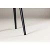 Venture Design Šoninis stalas, Askim, ⌀48 cm, Juodas