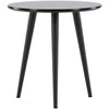 Venture Design Šoninis stalas, Askim, ⌀48 cm, Juodas