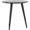 Venture Design Šoninis stalas, Askim, ⌀48 cm, Juodas