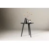 Venture Design Šoninis stalas, Askim, ⌀48 cm, Juodas