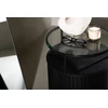 Venture Design Šoninis stalas, Bovall, ø37 cm, Juodas