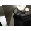 Venture Design Šoninis stalas, Bovall, ø37 cm, Juodas