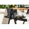 Venture Design Šoninis stalas, Clarin, 42,5x42,5 cm, Juodas