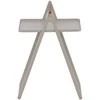 Venture Design Šoninis stalas, Clarin, 42,5x42,5 cm, Bežis