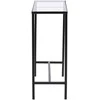 Venture Design Šoninis stalas, Dipp, 100x30 cm, Juodas