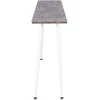 Venture Design Šoninis stalas, Edge, 80x110x30 cm, Balta
