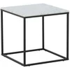 Venture Design Šoninis stalas, Estelle, 50x50x50 cm, Juodas
