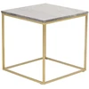 Venture Design Šoninis stalas, Estelle, 50x50x50 cm, Pilka