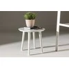 Venture Design Šoninis stalas, Lina, ⌀40 cm, Bežinis