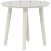 Venture Design Šoninis stalas, Lina, ⌀40 cm, Bežinis