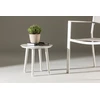 Venture Design Šoninis stalas, Lina, ⌀40 cm, Bežinis