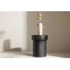 Venture Design Šoninis stalas, Malung, ⌀35 cm, Juodas
