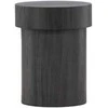 Venture Design Šoninis stalas, Malung, ⌀35 cm, Juodas