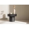 Venture Design Šoninis stalas, Malung, ⌀50 cm, Juodas