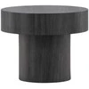 Venture Design Šoninis stalas, Malung, ⌀50 cm, Juodas