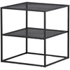 Venture Design Šoninis stalas, „Netz“, 60x55x55 cm, juodas