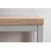 Venture Design Šoninis stalas, Rise, 110x30x80 cm, Pilka