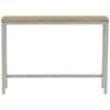 Venture Design Šoninis stalas, Rise, 110x30x80 cm, Pilka