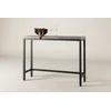 Venture Design Šoninis stalas, Rise, 110x30x80 cm, Juodas