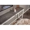 Venture Design Šoninis stalas, Rise, 110x30x80 cm, Balta