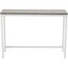 Venture Design Šoninis stalas, Rise, 110x30x80 cm, Balta