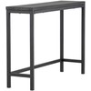 Venture Design Šoninis stalas, Rise, 30x110 cm, Juodas