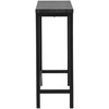 Venture Design Šoninis stalas, Rise, 30x110 cm, Juodas