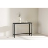 Venture Design Šoninis stalas, Rise, 30x110 cm, Juodas