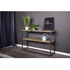 Venture Design Šoninis stalas, Rise Double, 110x30 cm, Juodas
