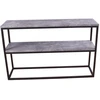 Venture Design Šoninis stalas, Rise Double, 70x110x30 cm, Juodas