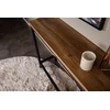 Venture Design Šoninis stalas, Rise Sidobord, 110x30x80 cm, Juodas