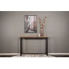 Venture Design Šoninis stalas, Rise Sidobord, 110x30x80 cm, Juodas