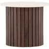 Venture Design Šoninis stalas, Visingsö, ⌀52 cm, Beždžio spalva