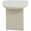 Venture Design Šoninis staliukas Grönvik 70x45x40 cm, smėlio spalvos, stiklas, MDF