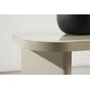 Venture Design Šoninis staliukas Grönvik 70x45x40 cm, smėlio spalvos, stiklas, MDF