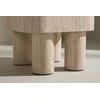 Venture Design Šoninis staliukas Klirou 40x40x50 cm Smėlio spalvos MDF