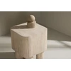 Venture Design Šoninis staliukas Klirou 40x40x50 cm Smėlio spalvos MDF
