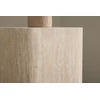 Venture Design Šoninis staliukas Klirou 40x40x50 cm Smėlio spalvos MDF
